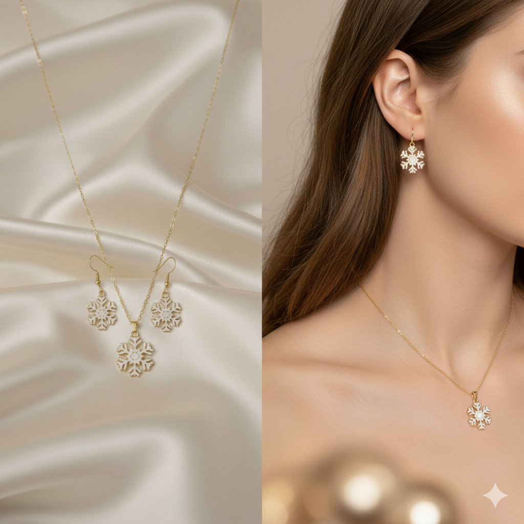 santa chain and studs