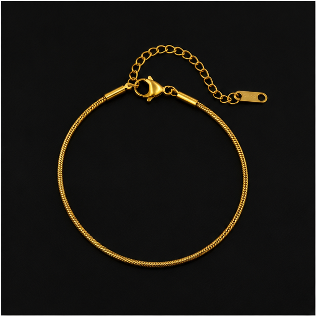 Aurelle Snake Chain Anklet (1)