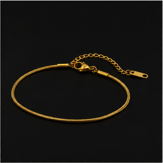 Aurelle Snake Chain Anklet (1)