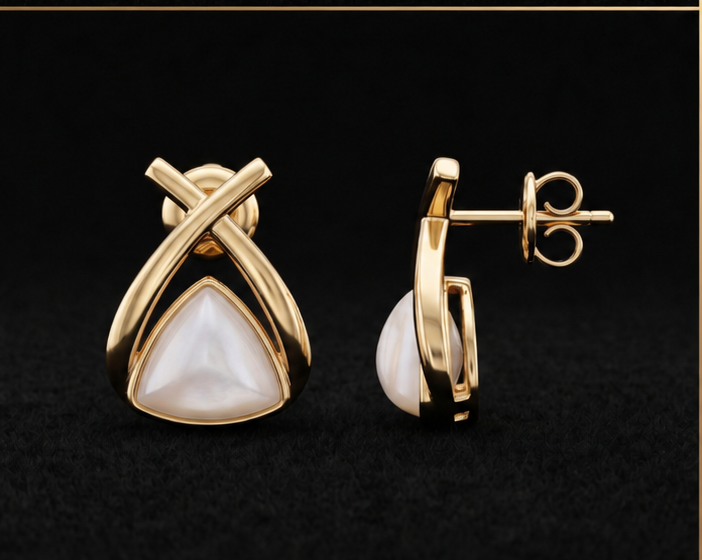 Elara Pearl Studs