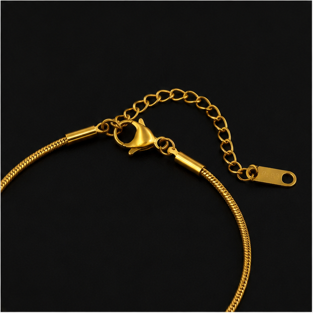 Aurelle Snake Chain Anklet (1)